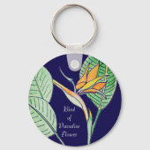 Paradiesvogelblume  schlüsselanhänger (Rückseite)