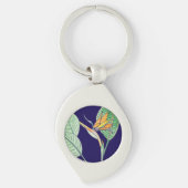 Paradiesvogelblume Schlüsselanhänger (Vorderseite)