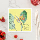 Paradiesvogelblume Serviette (Beispiel)