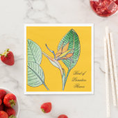 Paradiesvogelblume Serviette (Beispiel)