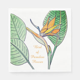 Paradiesvogelblume Serviette