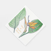 Paradiesvogelblume Serviette (Ecke)