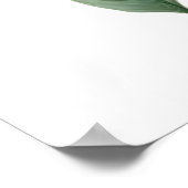 Paradiesvogeldrawing (Blume) Poster (Ecke)