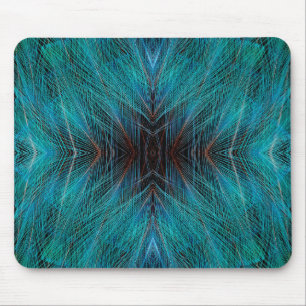 Paradiesvogelfraktal-Federdesign Mousepad