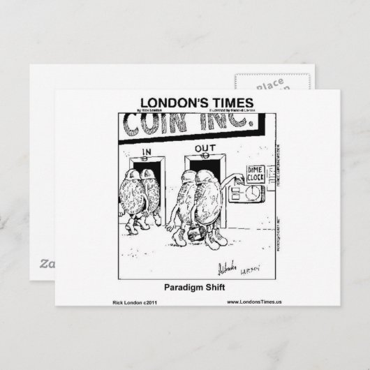 Paradigm Shift Funny Gift Tasse T-Shirts Karten et (Vorne/Hinten)