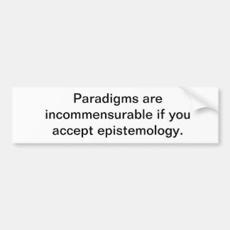 Paradigma-Aufkleber Autoaufkleber