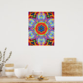 Paradigma Kinetic Collage Kaleidoscope Poster (Küche)