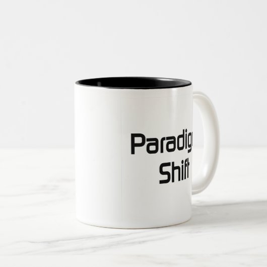 Paradigma-Schiebebf Zweifarbige Tasse (VorderseiteRechts)