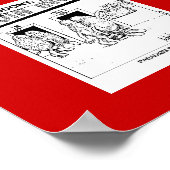 Paradigma Shift Funny Cartoon Rick London Poster (Ecke)