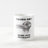 Paradigma-Verschiebung fängt mit Psychologie an Kaffeetasse (Mittel)