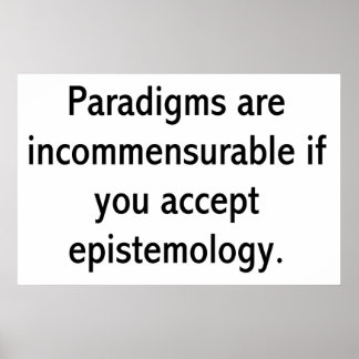 Paradigmen Poster