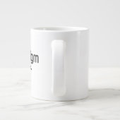Paradigmenverschiebung bf Jumbo-Tasse (Rückseite)