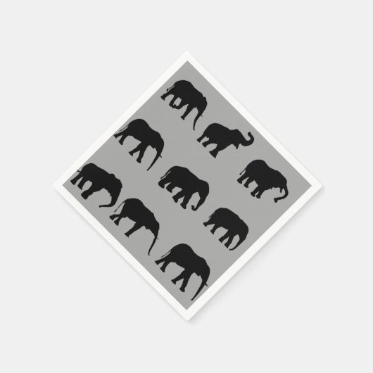 Parading Elephants Napkins Serviette (Ecke)