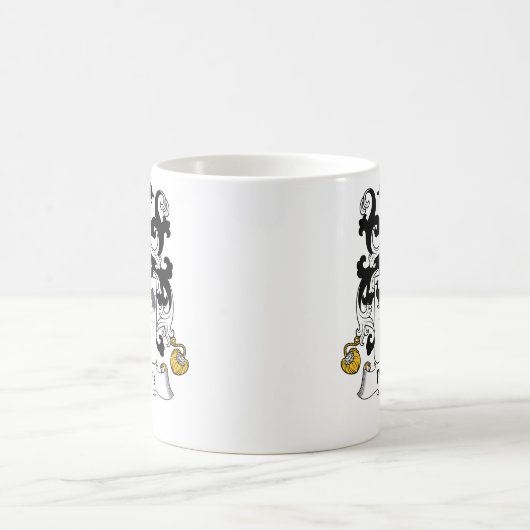 Paradis Familienwappen Kaffeetasse (Mittel)