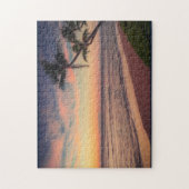 PARADISCH STRAND TROPICAL SUNSET JIGSAW PUZZLE (Vertikal)