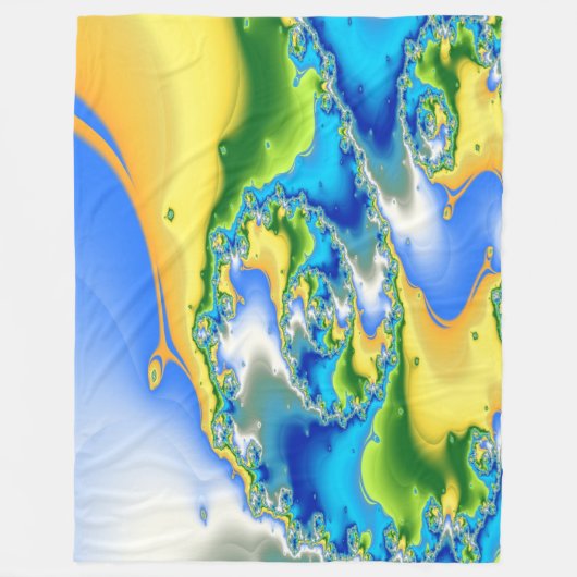 Paradise Atoll Fleece Blanket (Vorderseite)