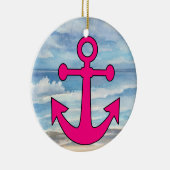 Paradise Beach Anchor Keramikornament (Rechts)