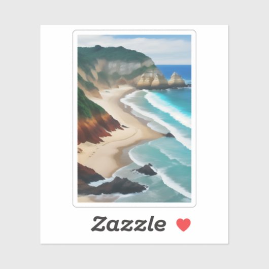 Paradise Beach Aufkleber (Blatt)