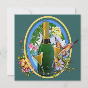 Paradise Beach Champagne Cocktail - SRF Einladung