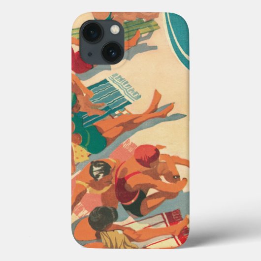 Paradise Beach Club Case-Mate iPhone Hülle (Rückseite)