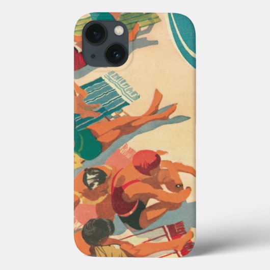 Paradise Beach Club Case-Mate iPhone Hülle (Rückseite)