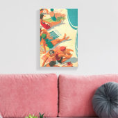 Paradise Beach Club Leinwanddruck (Insitu (Wohnzimmer))