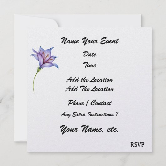 Paradise Beach Cocktail - SRF Einladung (Rückseite)