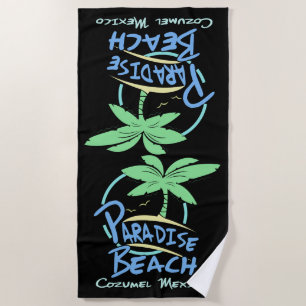 Paradise Beach Cozumel Mexiko Kreuzfahrt Urlaub Strandtuch