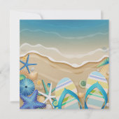 Paradise Beach Einladung (Vorderseite)