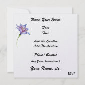 Paradise Beach Einladung (Rückseite)