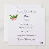 Paradise Beach Einladung (Rückseite)