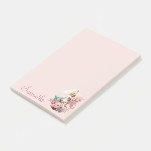 Paradise Beach Lighthouse Post-it Klebezettel (angewinkelt)