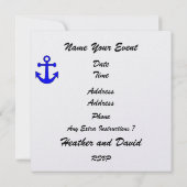 Paradise Beach Message in einer Flasche - SRF Einladung (Rückseite)