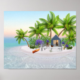 Paradise Beach Poster