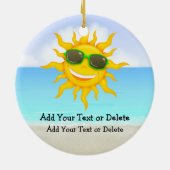 Paradise Beach Santa - SRF Keramikornament (Hinten)