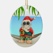 Paradise Beach Santa - SRF Keramikornament (Rechts)