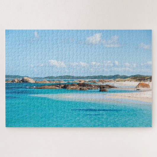 Paradise Beach Sea Grüntöne Pool, 1014 Stück Puzzle (Horizontal)