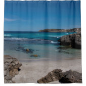 Paradise Beach Sea Summer Australien Duschvorhang (Vorderseite)