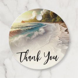 Paradise Beach Sonnenuntergang Rustikale Küstenhoc Geschenkanhänger