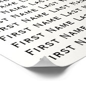 Paradise Beach Sunset Coastal Hochzeit Seating Poster (Ecke)