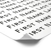 Paradise Beach Sunset Coastal Hochzeit Seating Poster (Ecke)