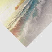 Paradise Beach Sunset Coastal Wedding Seidenpapier (Ausschnitt)