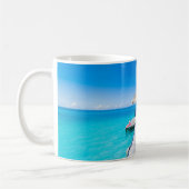 Paradise Beach | Tropisches Resort, Malediven Kaffeetasse (Links)