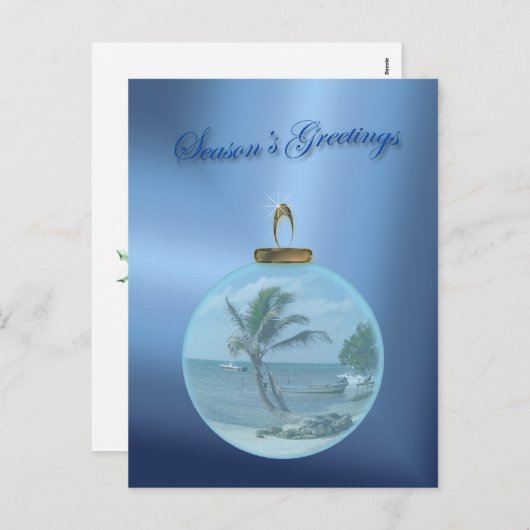 Paradise Beach wünscht Weihnachten Po.. (Vorne/Hinten)