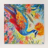 Paradise Bird im Grünen Puzzle (Horizontal)