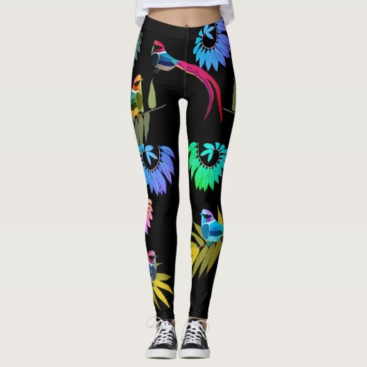 Paradise Bird Leggings (Vorderseite)