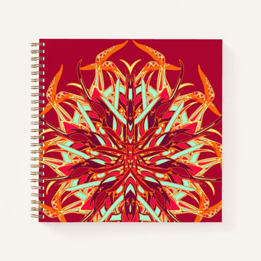 Paradise Bird Orchid Notizblock (Vorderseite)