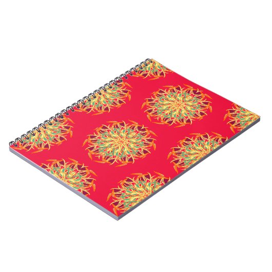 Paradise Bird Orchid Notizblock (Linke Seite)