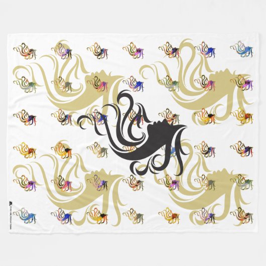 Paradise Blanket Fleecedecke (Vorderseite (Horizontal))