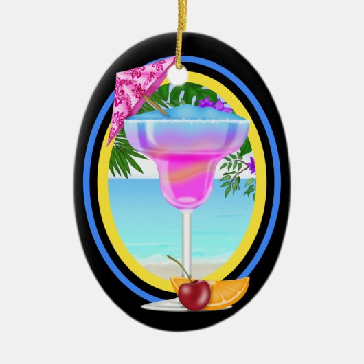 Paradise Cocktail Keramikornament (Vorne)